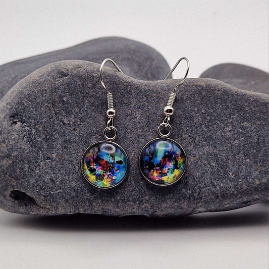 midnight garden drop Earrings,