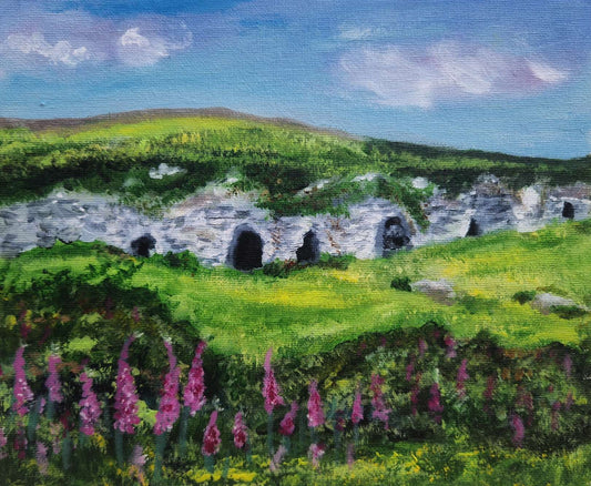 Caves of keash limited edition prints, irish landscape painting