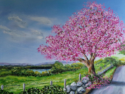 Springtime in Boyle. Limited edition print.